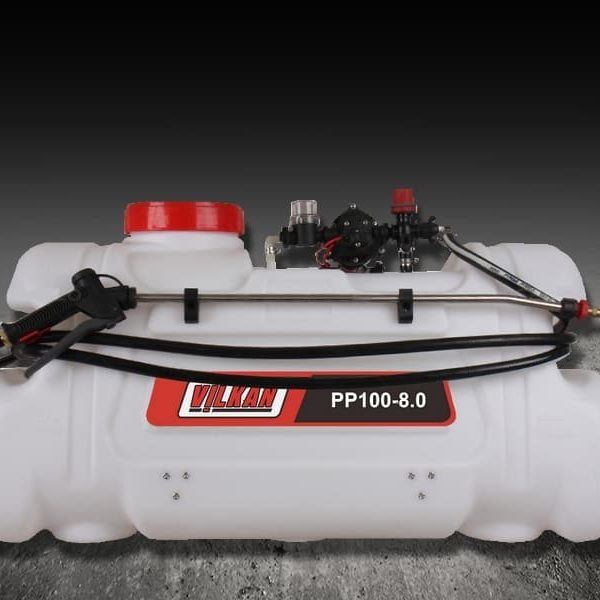 Pulvérisateur quad – 100 L – Pompe: 8 L/mn