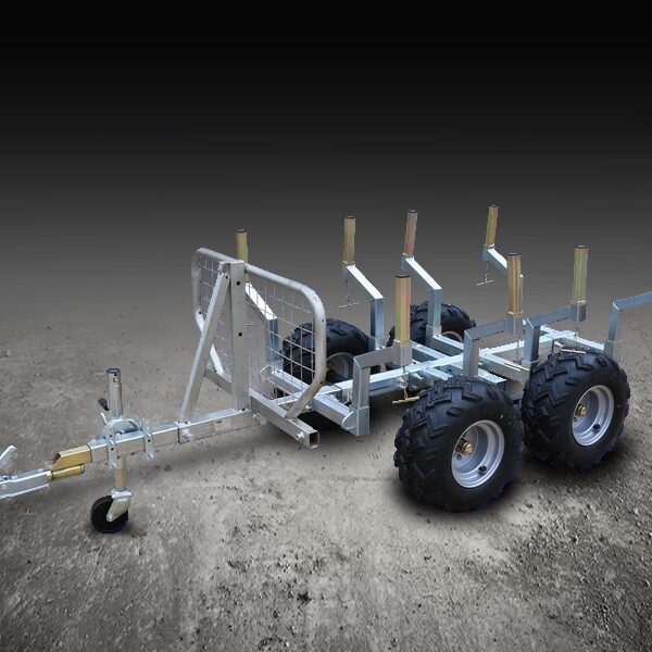 Remorque bois pour quad  – 1 000 kg