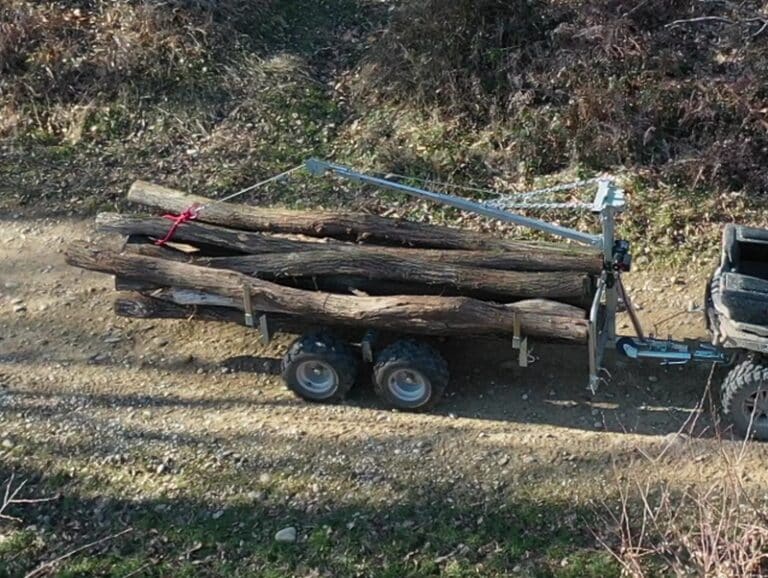 Remorque forestière quad RAFD Capacité 1 000 kg