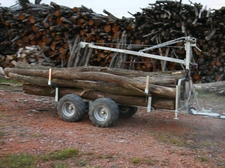 Remorque forestière quad RAFD Capacité 1 000 kg